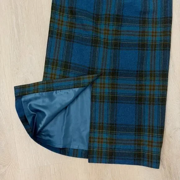 Women’s Pendleton Vintage Wool Plaid MIDI Skirt Size 6 - Picture 5 of 7